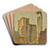 View of the Roman Forum by Carl Holse Art Drink Coaster set