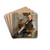 Portrait of Frederik Sdring by Christen Kbke Drink Coasters - set of 4