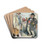 The two drummers by Udo Keppler Drink Coasters - set of 4