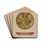 Pa. German plate by Aaron Fastovsky Drink Coasters - set of 4