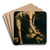 David and Goliath by Caravaggio Art Drink Coaster set