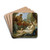 A River and a Fountain Nymph by Charles-Joseph Natoire Drink Coasters - set of 4
