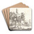 To sler by Karel Dujardin Art Drink Coaster set