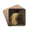 Femme nue assise, vue de dos by Flix Ziem Drink Coasters - set of 4