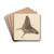 A Butterfly by Nicolaas Struyk Drink Coasters - set of 4