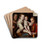 The Holy Family and St. Stephen by Luca Longhi Drink Coasters - set of 4