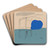 Landscape with a chair by Mikul Galanda Art Drink Coaster set