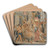 Saint Paul at Lystra by Jacob Jordaens Art Drink Coaster set