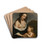 Amotherand her son in the guise of venus and cupid by Jacob Van Loo Drink Coasters - set of 4