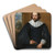 Portrait of Quintijn Symons by Anthony van Dyck Art Drink Coaster set