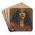 A Persian princess by John William Godward Art Drink Coaster set A Persian princess by John William Godward Art Drink Coaster set