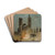 La Dmolition de l'glise Saint-Jean-en-Grve, en 1800 by Hubert Robert Drink Coasters - set of 4