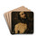 Saint Andrew - a fragment by Jusepe de Ribera Drink Coasters - set of 4