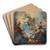 The Triumph Of Reason by Carlo Carlone Art Drink Coaster set