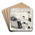 Interieur met een oude vrouw en drie kinderen by Miep de Feijter Art Drink Coaster set Interieur met een oude vrouw en drie kinderen by Miep de Feijter Art Drink Coaster set