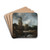 Landscape with Waterfall by Jacob van Ruisdael Drink Coasters - set of 4