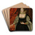 Portrait of a lady by Marcus Gheeraerts the Younger Art Drink Coaster set