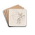 Assiette (rose). by Flix Bracquemond Drink Coasters - set of 4