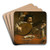 The Lute-Player by Theodoor Rombouts Art Drink Coaster set