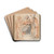 Madonna and Child with St. John the Baptist and St.Augustine by Giuseppe Cesari Drink Coasters - set of 4 Madonna and Child with St. John the Baptist and St.Augustine by Giuseppe Cesari Drink Coasters - set of 4