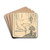Kpe by Mikul Galanda Drink Coasters - set of 4 Kpe by Mikul Galanda Drink Coasters - set of 4
