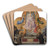 The Assumption of the Virgin with Saints Jerome and Francis by Zanobi Strozzi Art Drink Coaster set
