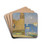 La Tour De Collioure, Lever De Lune by Henri Martin Drink Coasters - set of 4