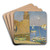 La Tour De Collioure, Lever De Lune by Henri Martin Art Drink Coaster set