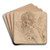 An Angel by Benjamin West Art Drink Coaster set