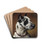 A Great Dane by Carl Reichert Drink Coasters - set of 4