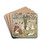 The Pied Piper of Hamelin Pl 1 by Kate Greenaway Drink Coasters - set of 4 The Pied Piper of Hamelin Pl 1 by Kate Greenaway Drink Coasters - set of 4