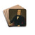Portrait of a Writing Man by Peter Michal Boh Drink Coasters - set of 4 Portrait of a Writing Man by Peter Michal Boh Drink Coasters - set of 4