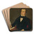 Portrait of a Writing Man by Peter Michal Boh Art Drink Coaster set Portrait of a Writing Man by Peter Michal Boh Art Drink Coaster set