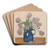 Tulpen in een kan by Frans Everbag Art Drink Coaster set