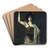 The Dancer Saharet by Franz von Stuck Art Drink Coaster set The Dancer Saharet by Franz von Stuck Art Drink Coaster set