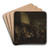 Tavern Scene by Adriaen van Ostade Art Drink Coaster set