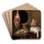 Preparations for a Meal by Abraham van Beyeren Art Drink Coaster set Preparations for a Meal by Abraham van Beyeren Art Drink Coaster set