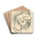 ensk polakt by Mikul Galanda Drink Coasters - set of 4 ensk polakt by Mikul Galanda Drink Coasters - set of 4