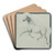 Pferdestudie zu 'Rdiger und Angelika' by Johann Peter Krafft Art Drink Coaster set