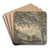 Matlock High Tor, Derbyshire by John Emes Art Drink Coaster set