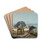 Building Fishing Boats by Dominik Skuteck Drink Coasters - set of 4
