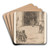 Moskee in Constantinopel by Marius Bauer Art Drink Coaster set