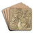 Coronation of thorns by Giovanni Battista Paggi Art Drink Coaster set