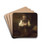 A Girl with a Broom by Rembrandt van Rijn Drink Coasters - set of 4