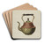 Teapot by Henry Meyers Art Drink Coaster set Teapot by Henry Meyers Art Drink Coaster set