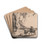 Flight into Egypt by William Strang Drink Coasters - set of 4