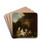 Nymphs in a grotto by Christian Wilhelm Ernst Dietrich Drink Coasters - set of 4 Nymphs in a grotto by Christian Wilhelm Ernst Dietrich Drink Coasters - set of 4