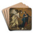 The annunciation by Jan Janssens Art Drink Coaster set