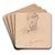 Hermann Kauffmann by Hans Gude Art Drink Coaster set