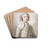 Portrait Of A Young Gentleman by Jean-Baptiste Greuze Drink Coasters - set of 4